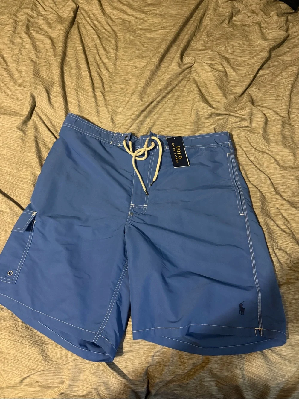 Polo by Ralph Lauren Light Blue Men’s Swim Board Shorts